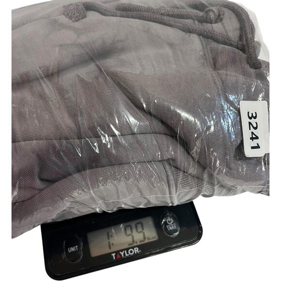 Tna Aritzia Hoodie Womens 2 Medium Gray Tie Dye Pullover Kangaroo Pocket Fleece - Picture 15 of 15